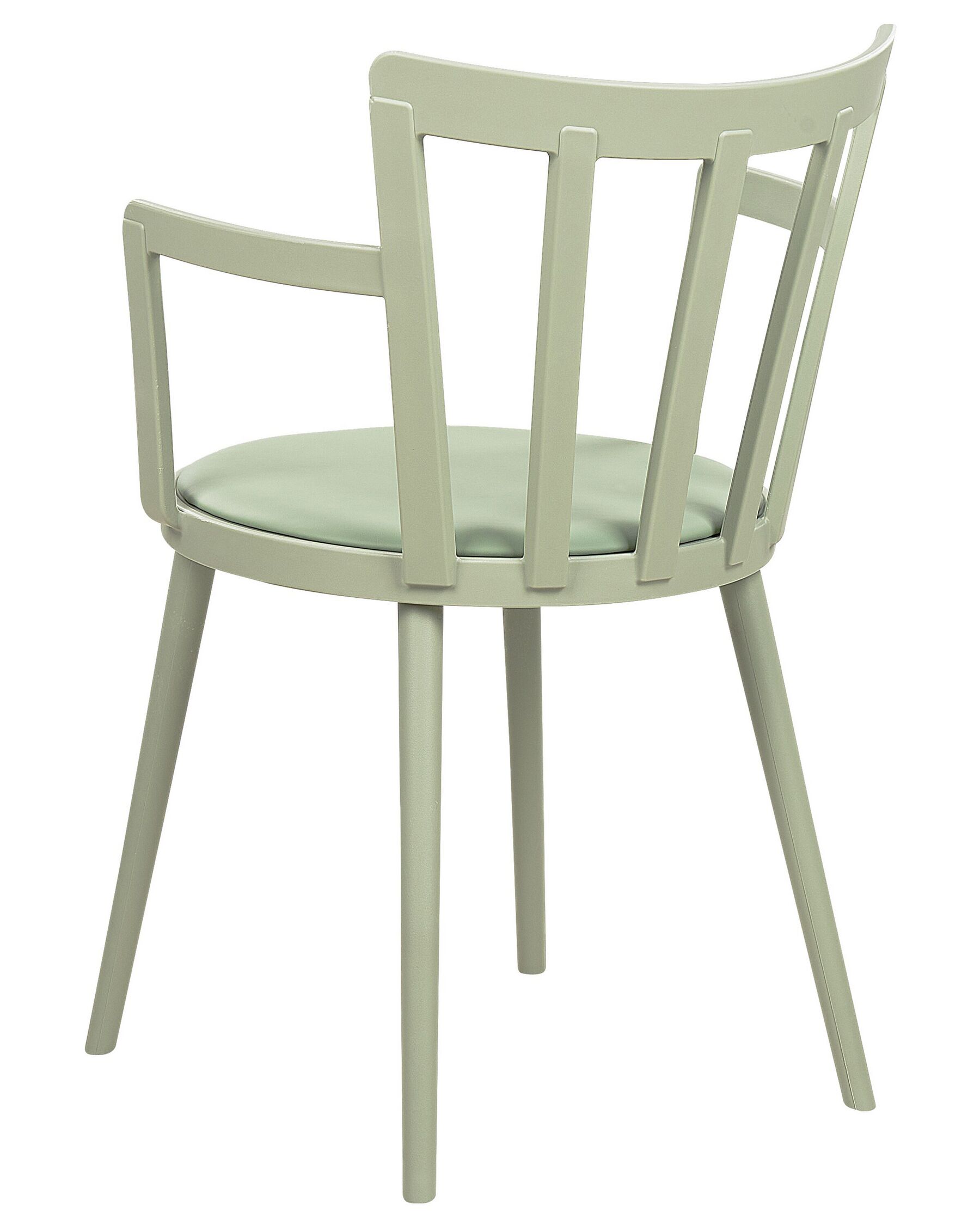 Mint Green Polypropylene Armchair With Cushion