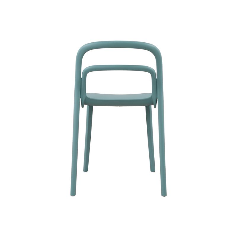 Deep Blue Plastic Dining Chair