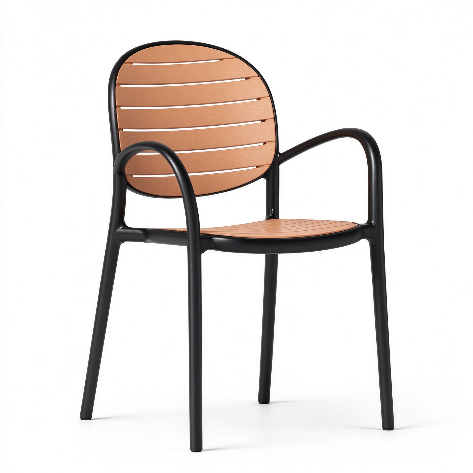 Modern PP Outdoor Armchair – All-Polypropylene Design