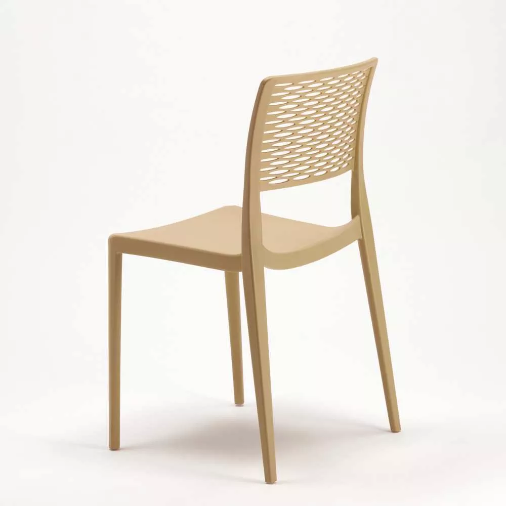 Taupe Plastic Garden Chair-PP Chair
