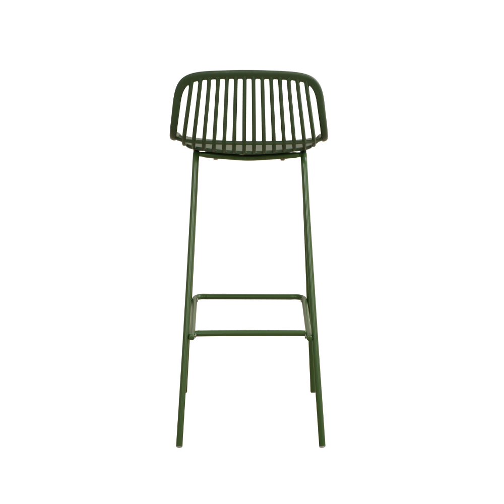 Green Plastic Bar Stool-PP Chair