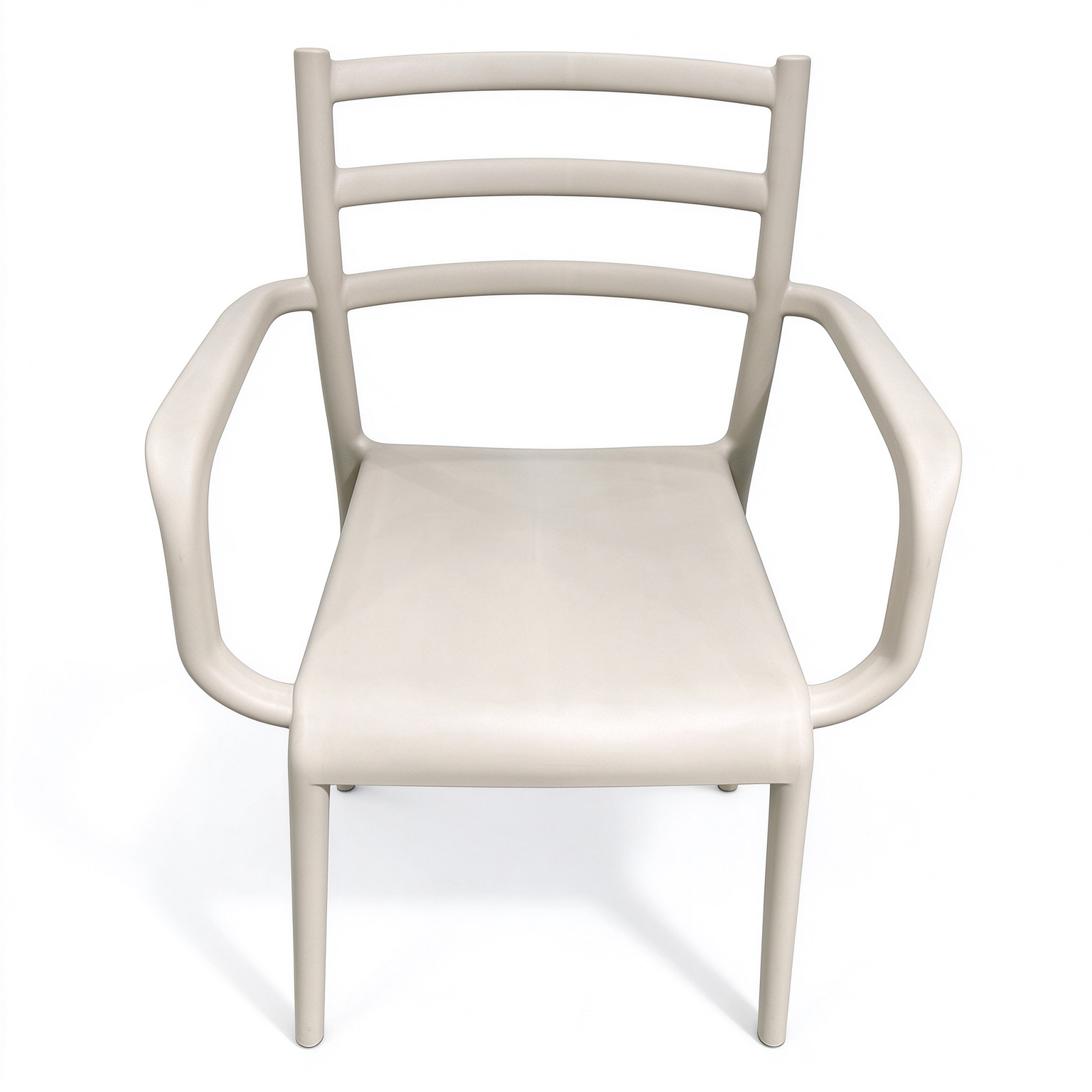 Stackable PP Plastic Armrest Dining Chair, Monoblock Injection Moulded Arm Chair for Restaurant & Hospitality-PP Chair