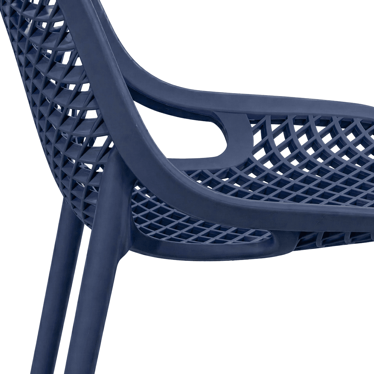 Navy Blue Plastic Outdoor Chair Manufacturer | Wholesale Supplier