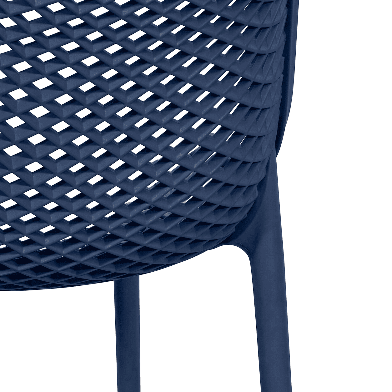 Navy Blue Plastic Outdoor Chair Manufacturer | Wholesale Supplier