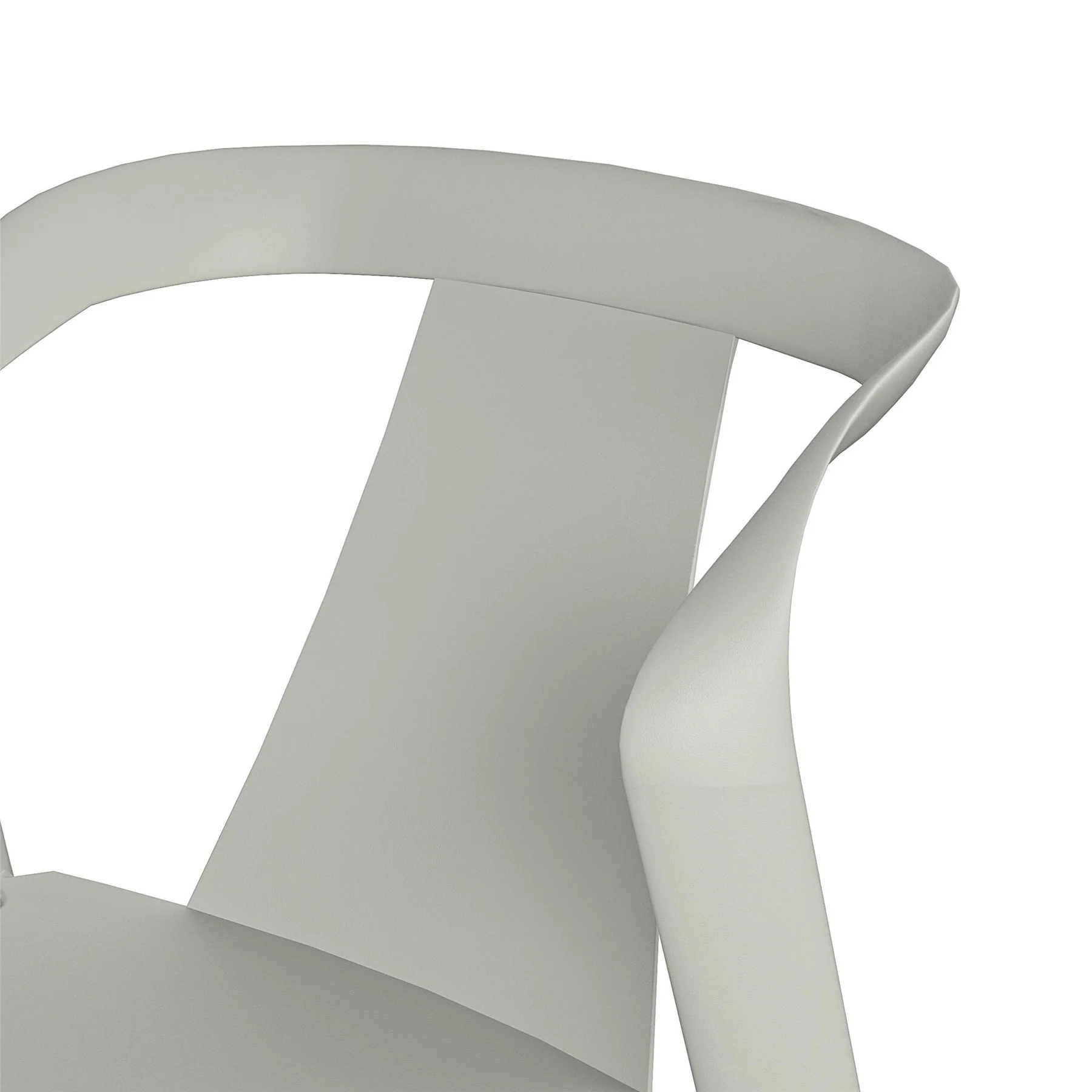 Light Gray Comfortable Plastic Chair - Ergonomic, Durable & Modern Seating