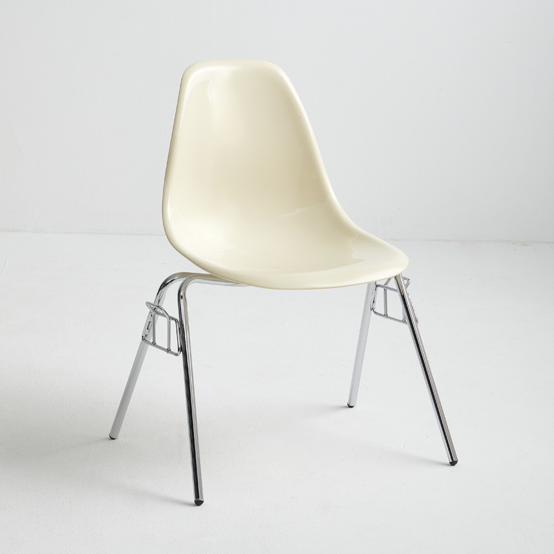 Cream Eames DSS Chair-PP Chair