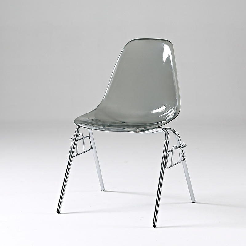 Transparent Grey PC DSS Chair-PP Chair