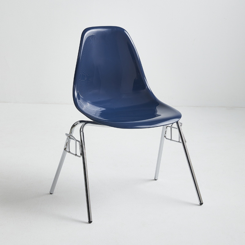 Navy Blue Eames DSS Chair-PP Chair