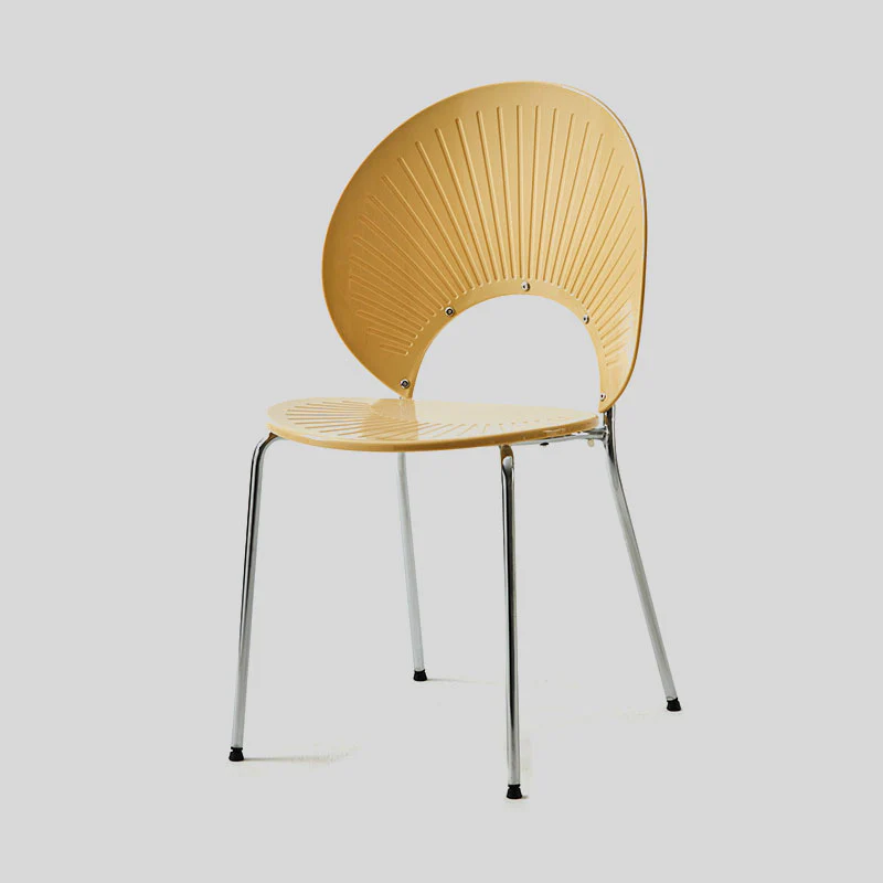Cheese Yellow Designer Plastic Cafe Chair-PP Chair