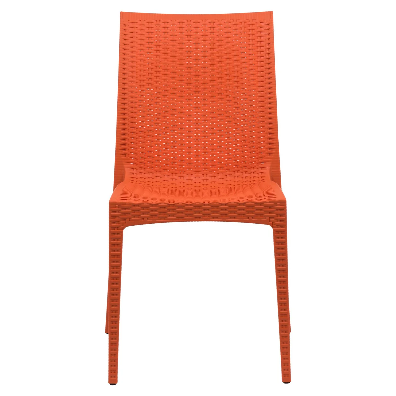 Plastic Outdoor Chair In Orange-PP Chair