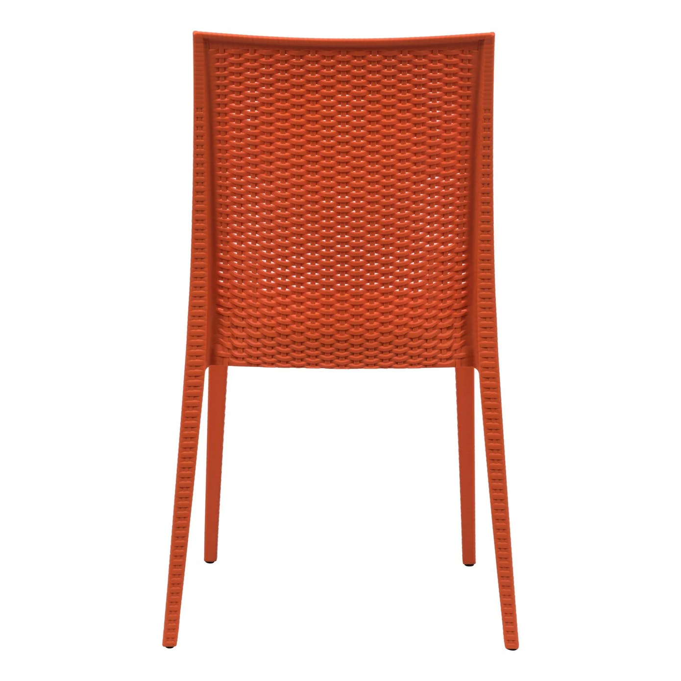 Plastic Outdoor Chair In Orange-PP Chair