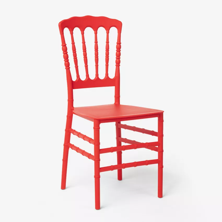 Red Plastic Event Chair-PP Chair