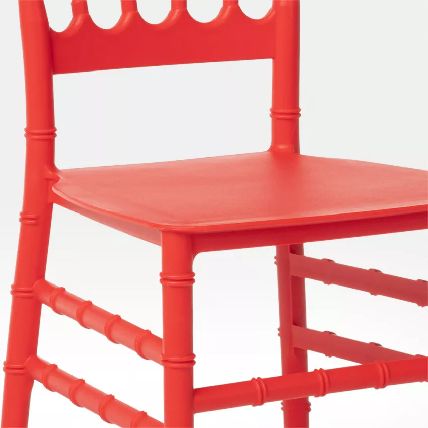Red Plastic Event Chair-PP Chair