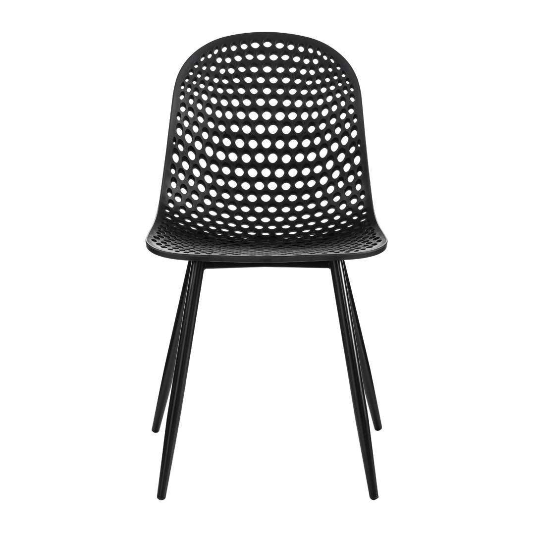 Black Net Side Chair-PP Chair