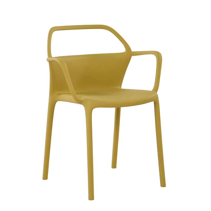 Mustard Plastic Armchair