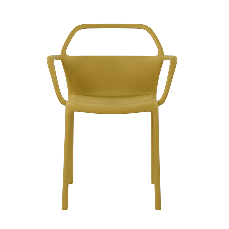Mustard Plastic Armchair