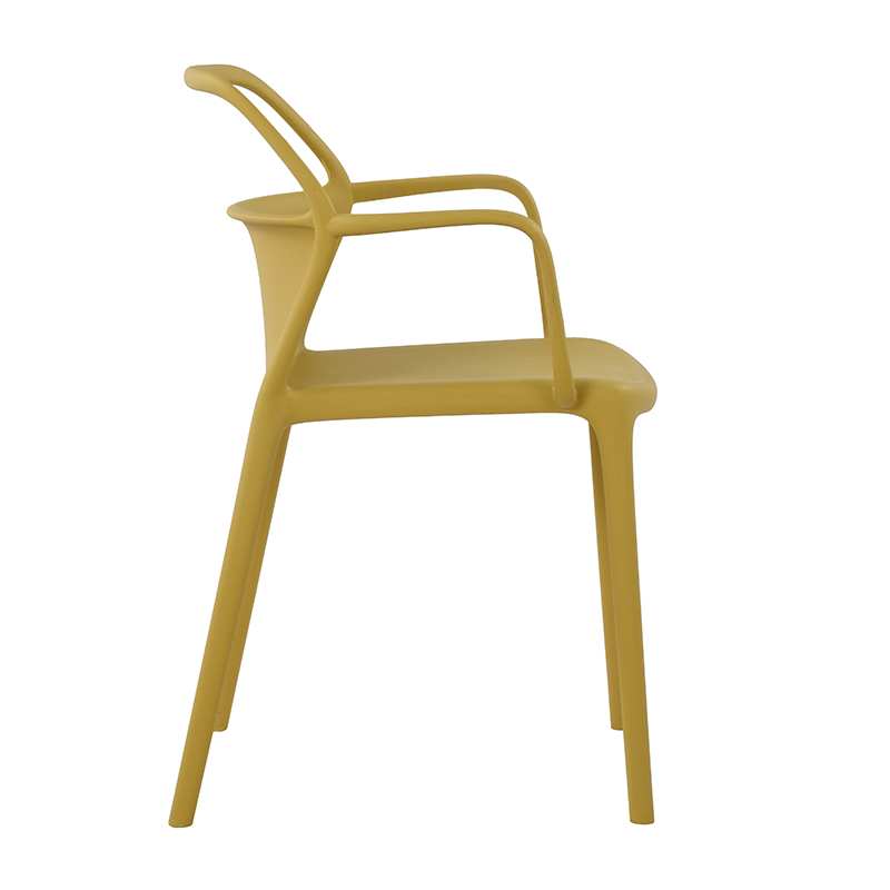 Mustard Plastic Armchair