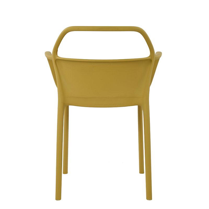 Mustard Plastic Armchair