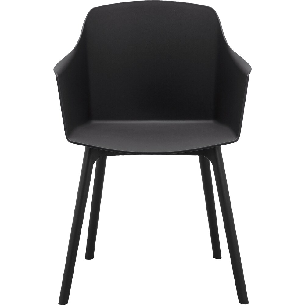 Modular Black Polypropylene Armchair