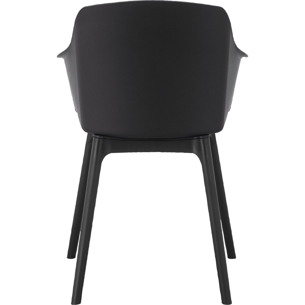 Modular Black Polypropylene Armchair