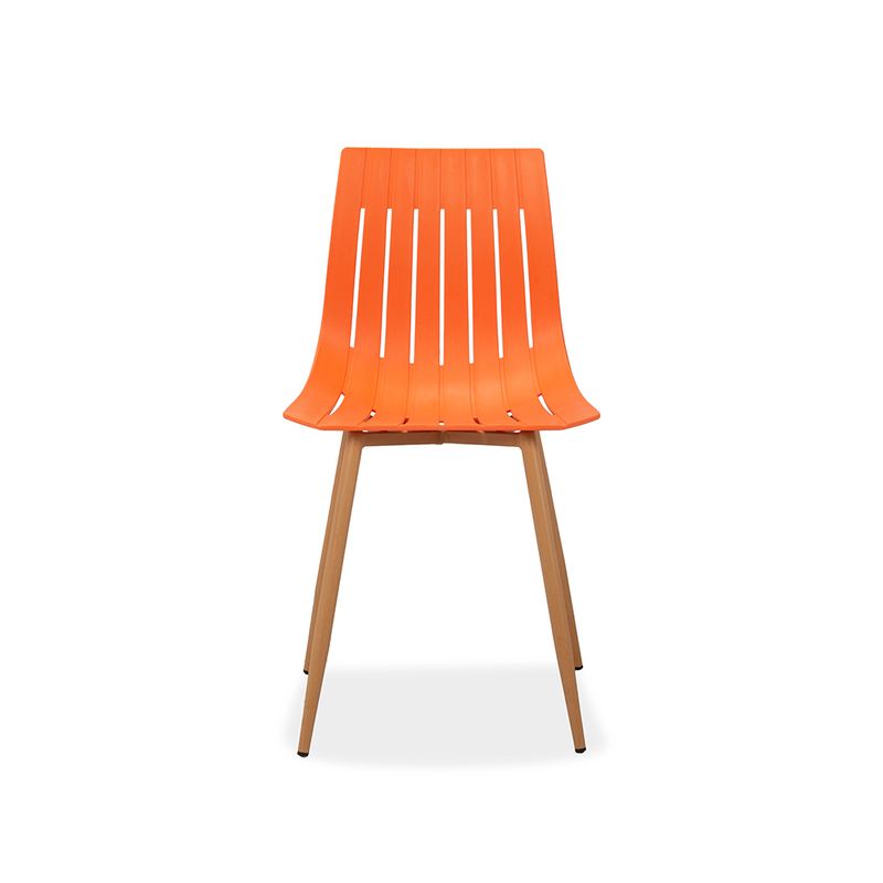 Orange Plastic Side Chair-PP Chair