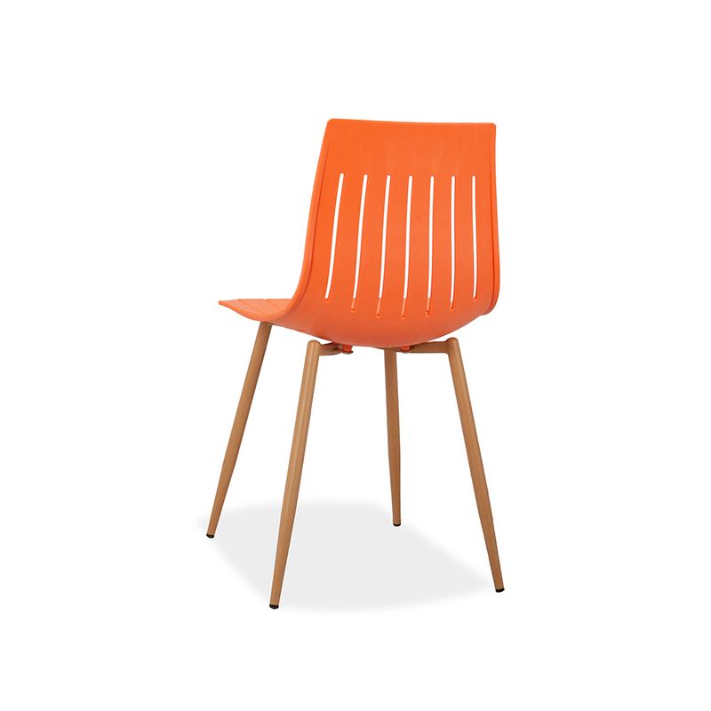 Orange Plastic Side Chair-PP Chair
