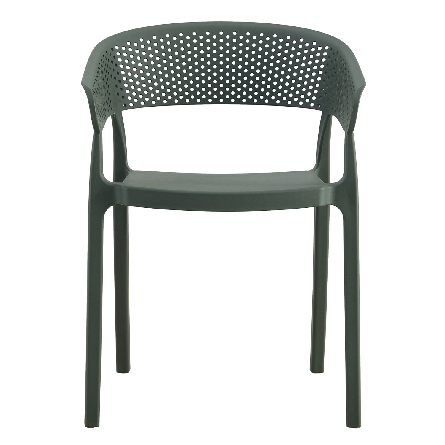Deep Green PP Armchair-PP Chair