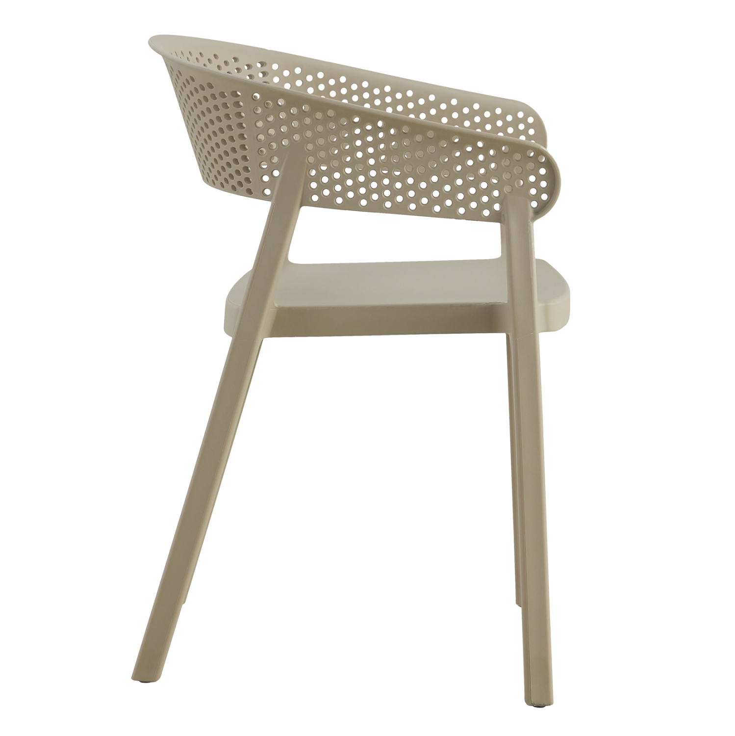 Taupe PP Armchair-PP Chair