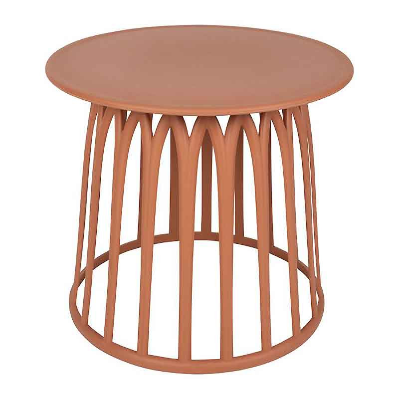 Orange Plastic Side Table