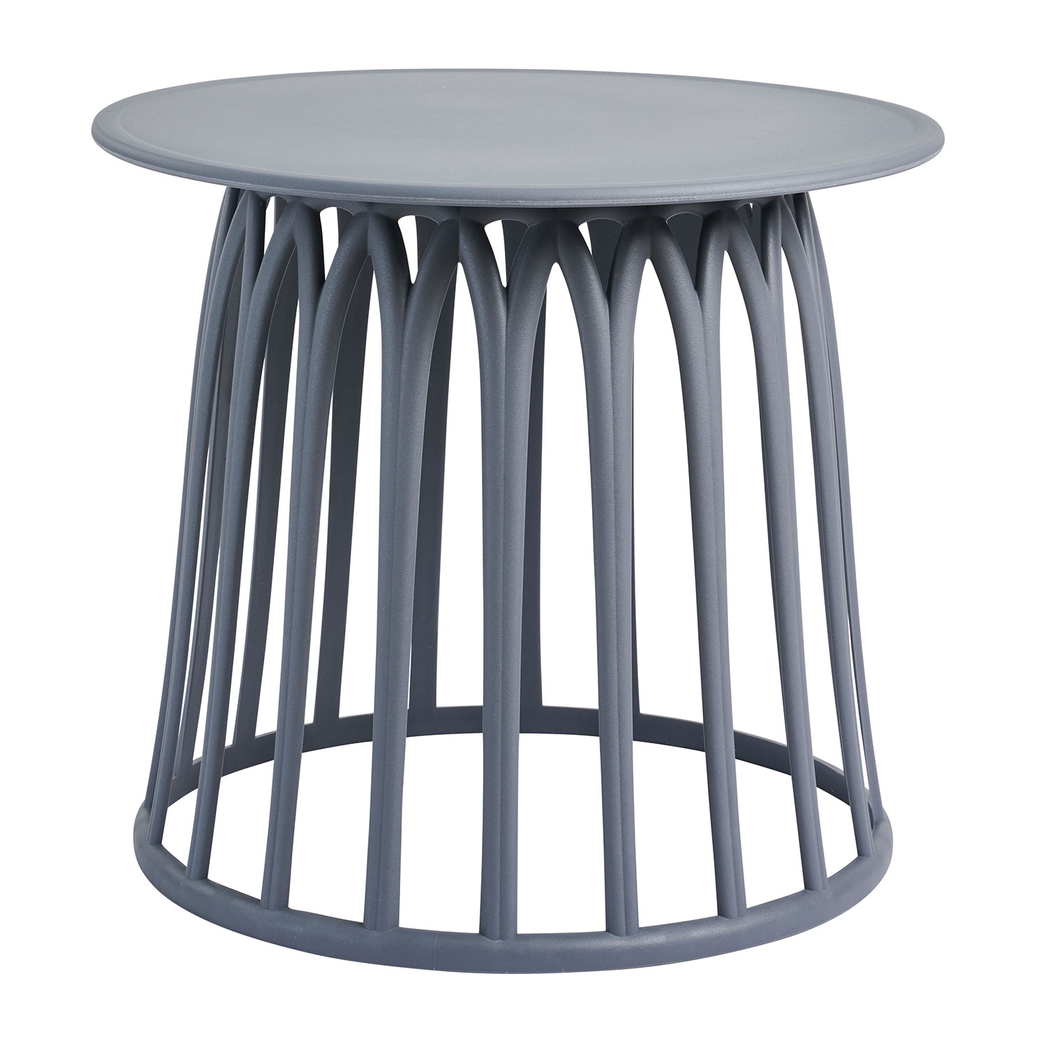 Grey Plastic Side Table