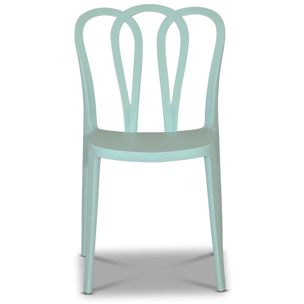 Plastic Outdoor Chair In Light Green