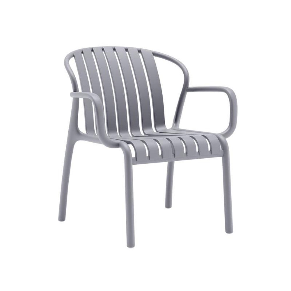 Modern Stackable Polypropylene Armchair | Commercial PP Outdoor Chair