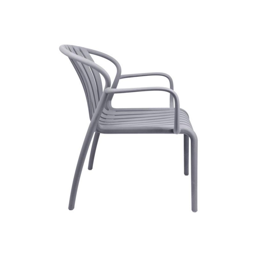 Modern Stackable Polypropylene Armchair | Commercial PP Outdoor Chair