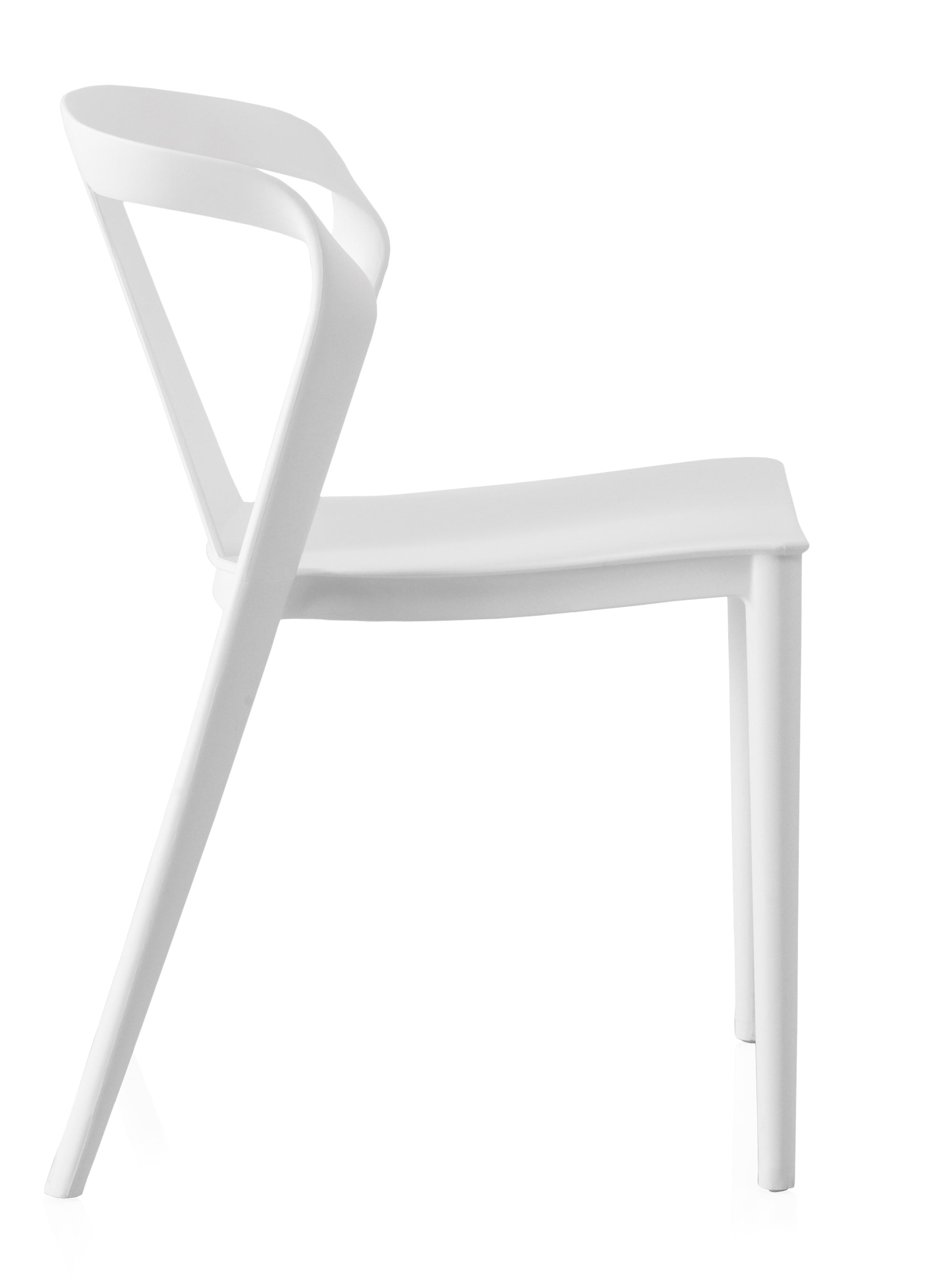 White Comfortable Plastic Chair - Ergonomic, Durable & Stylish Seating