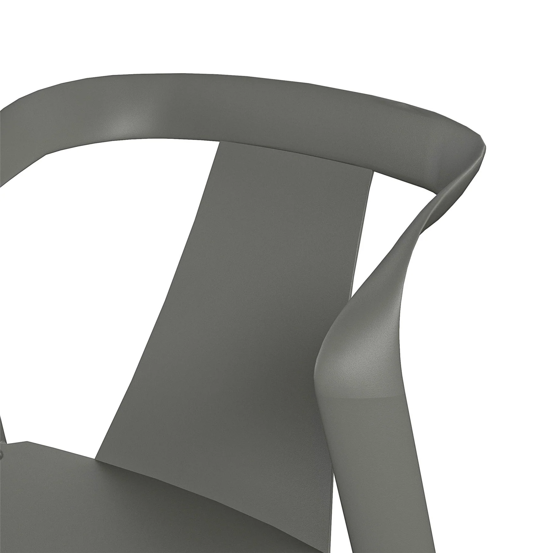 Dark Gray Comfortable Plastic Chair - Ergonomic, Durable & Stylish Seating