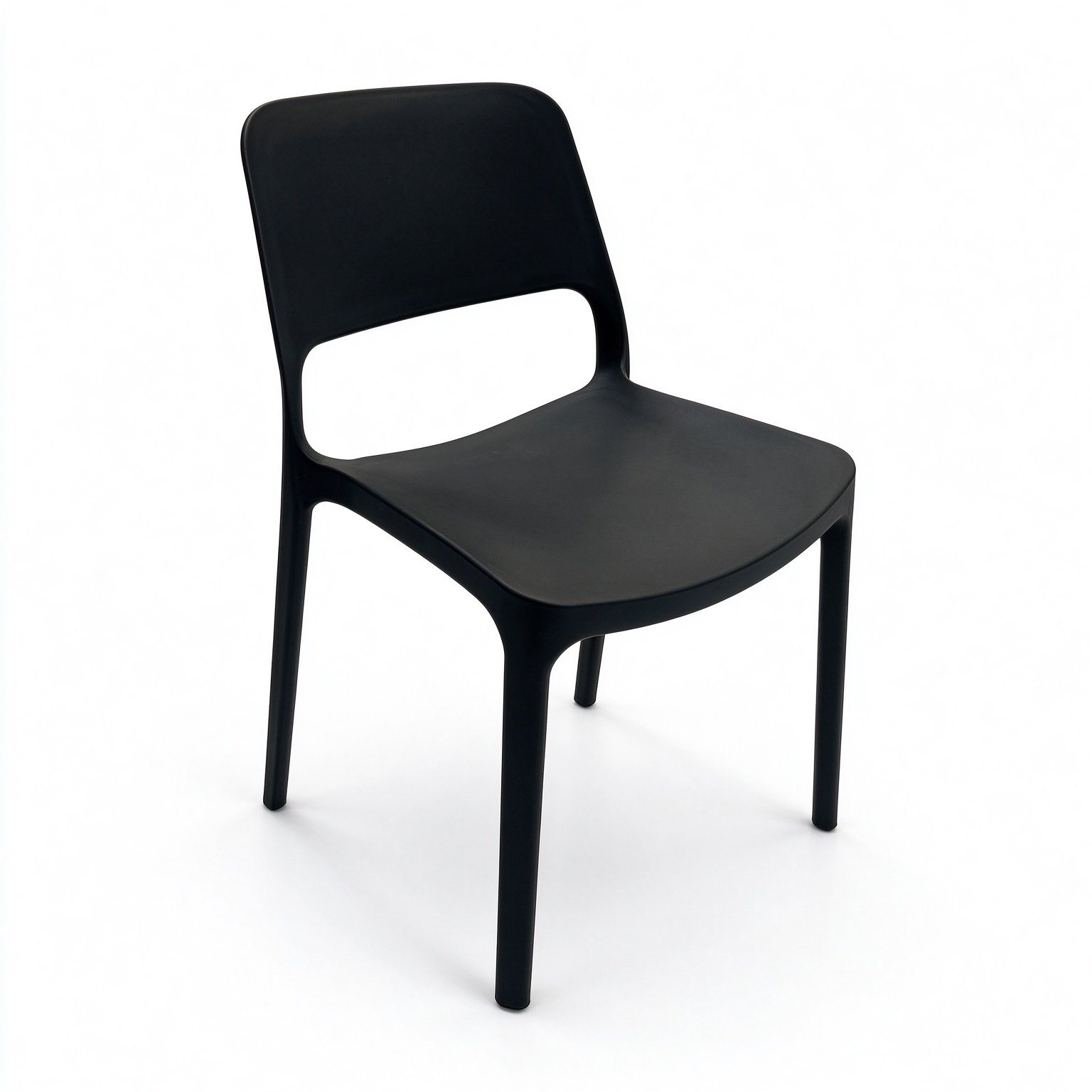 Monobloc Polypropylene Dining Chair, Stackable Plastic Side Chair for Hotel & Restaurant Outdoor Indoor Use-PP Chair
