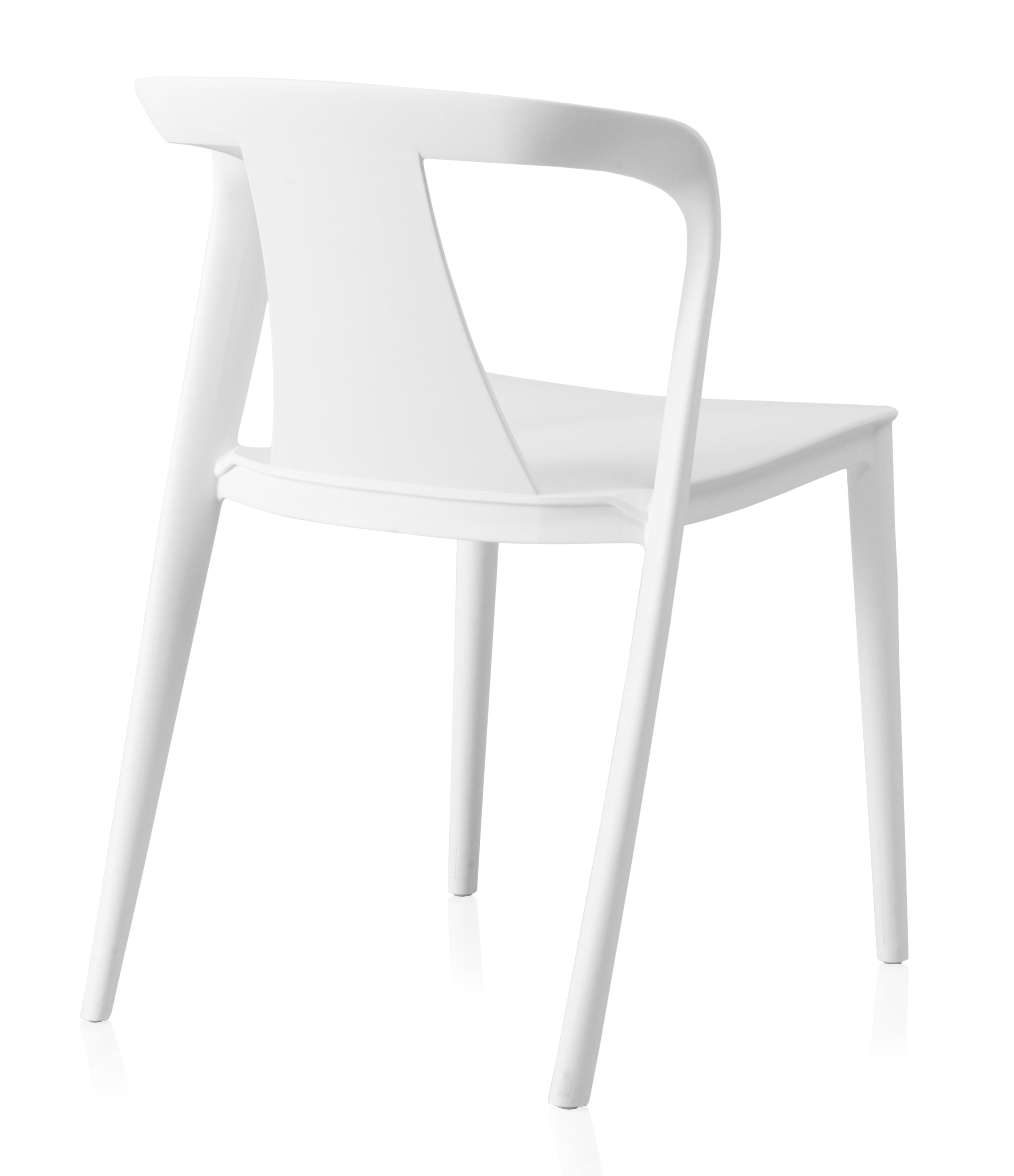 White Comfortable Plastic Chair - Ergonomic, Durable & Stylish Seating