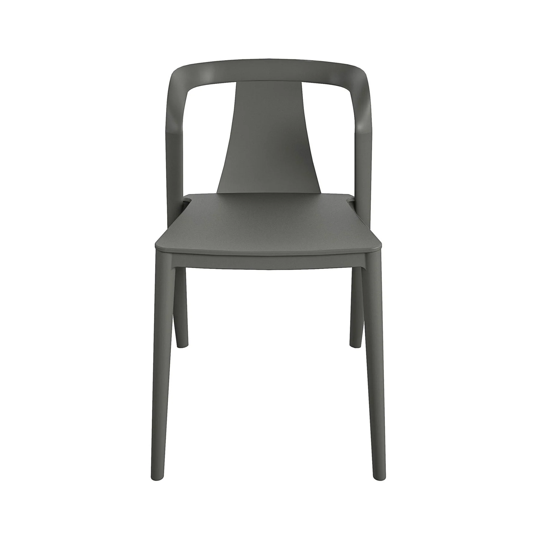 Dark Gray Comfortable Plastic Chair - Ergonomic, Durable & Stylish Seating