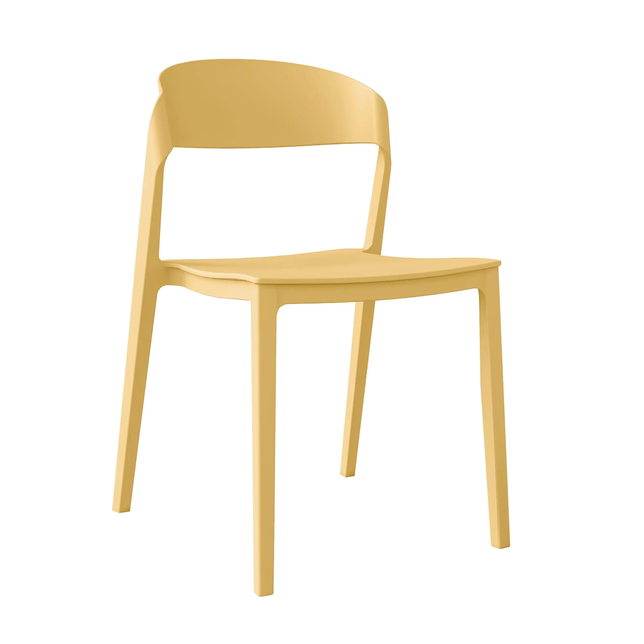 Mustard Plastic Chair-PP Chair