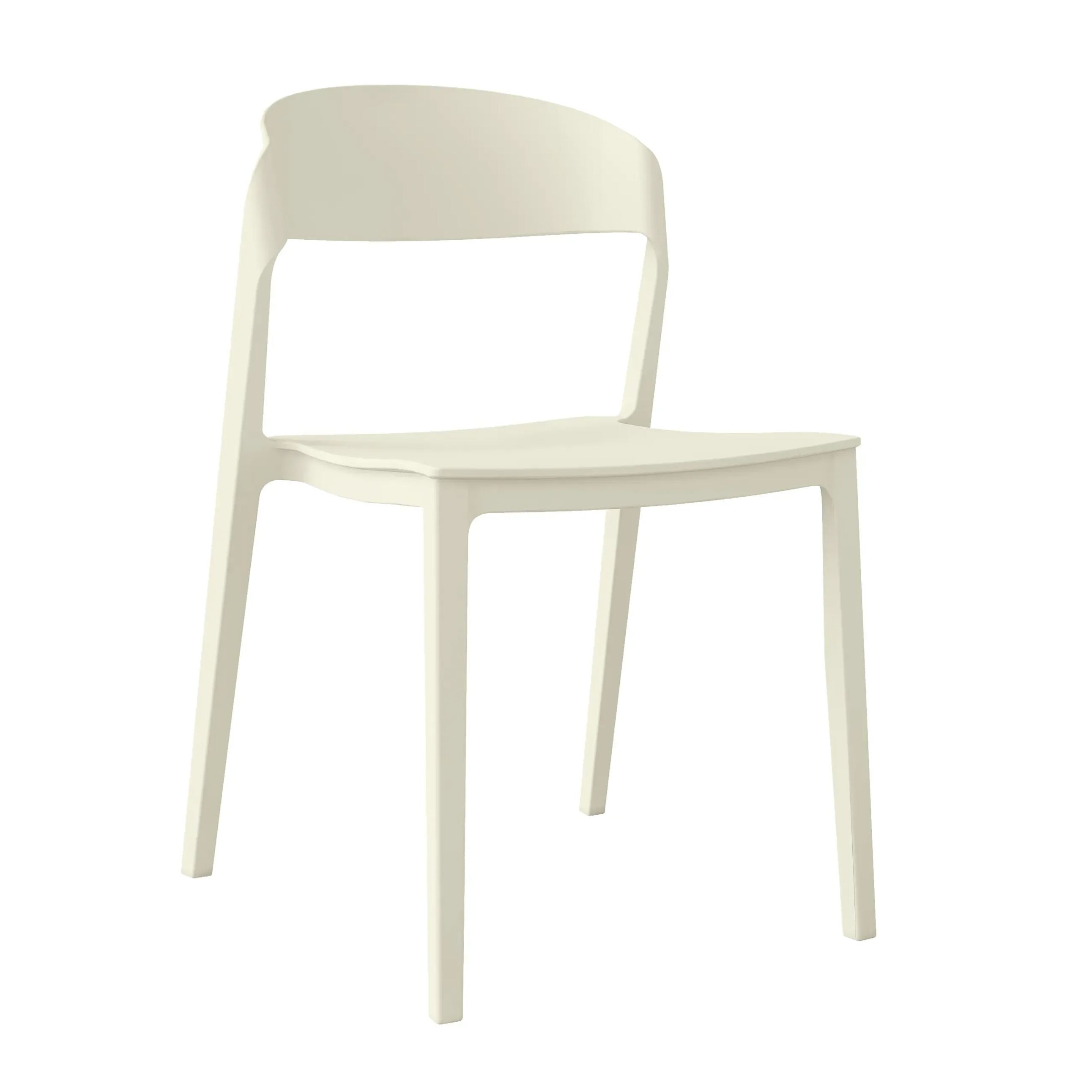 Cream Plastic Chair-PP Chair