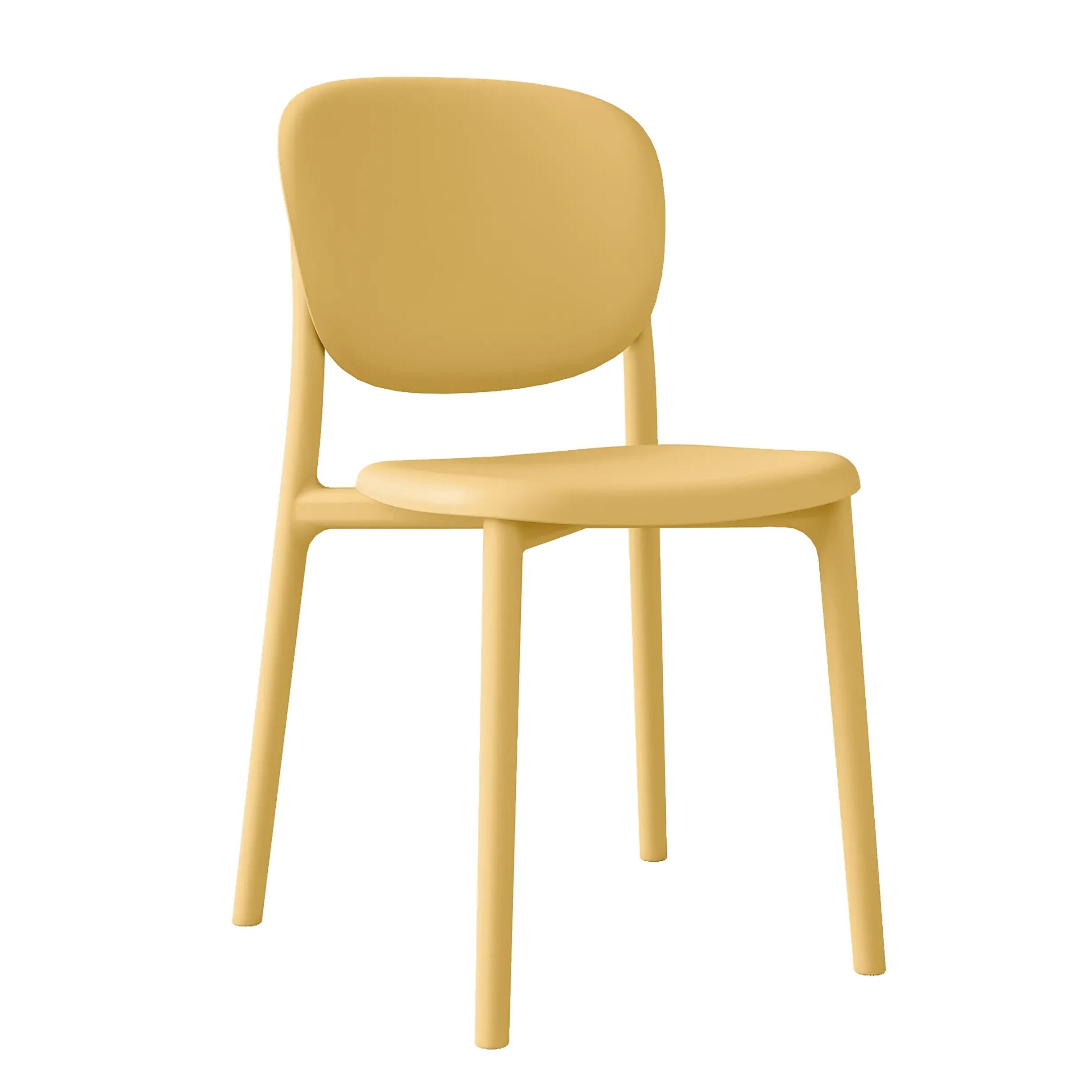 Mustard Plastic Chair-PP Chair