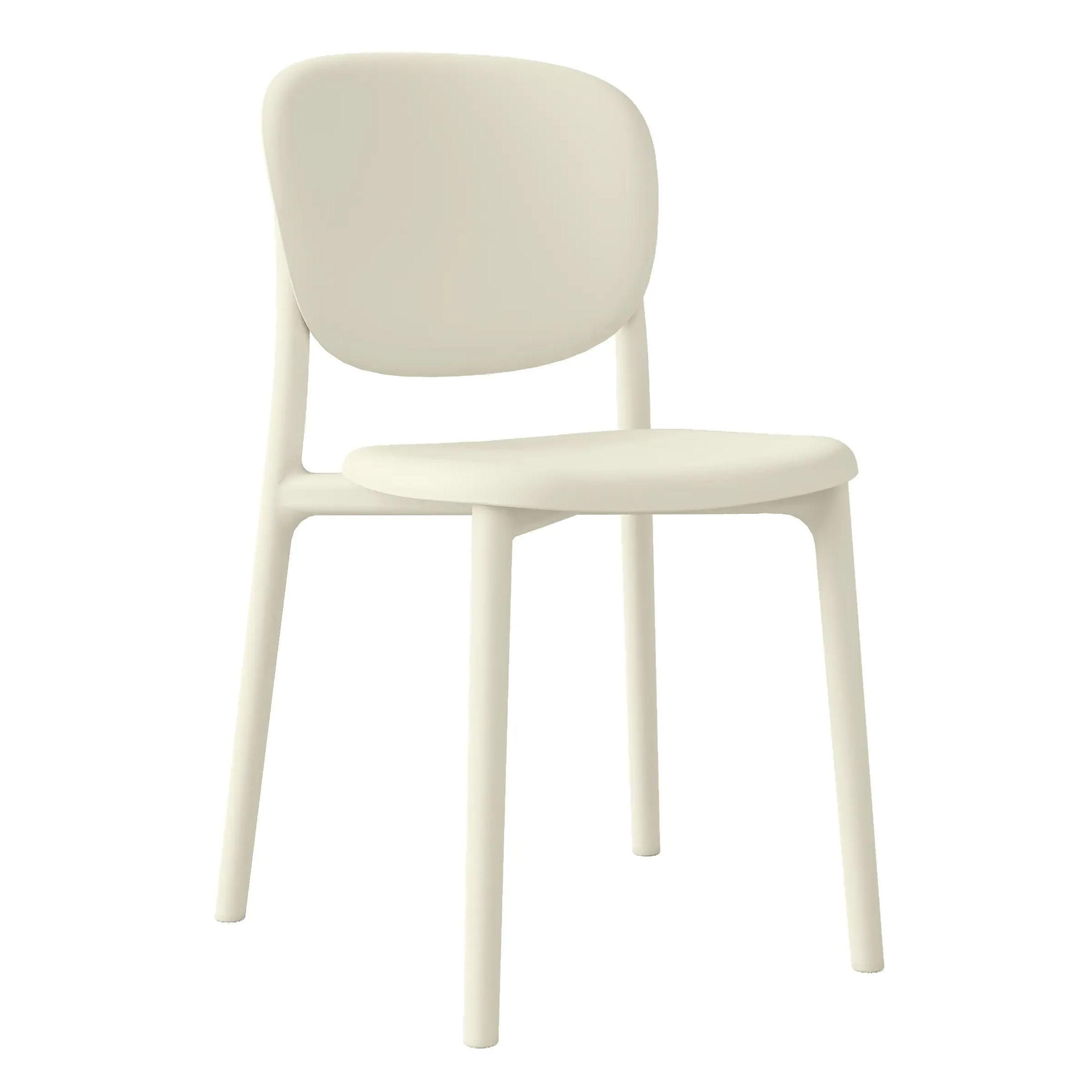 Cream Plastic Chair-PP Chair