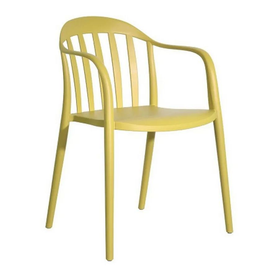 Mustard Plastic Terrace Armchair