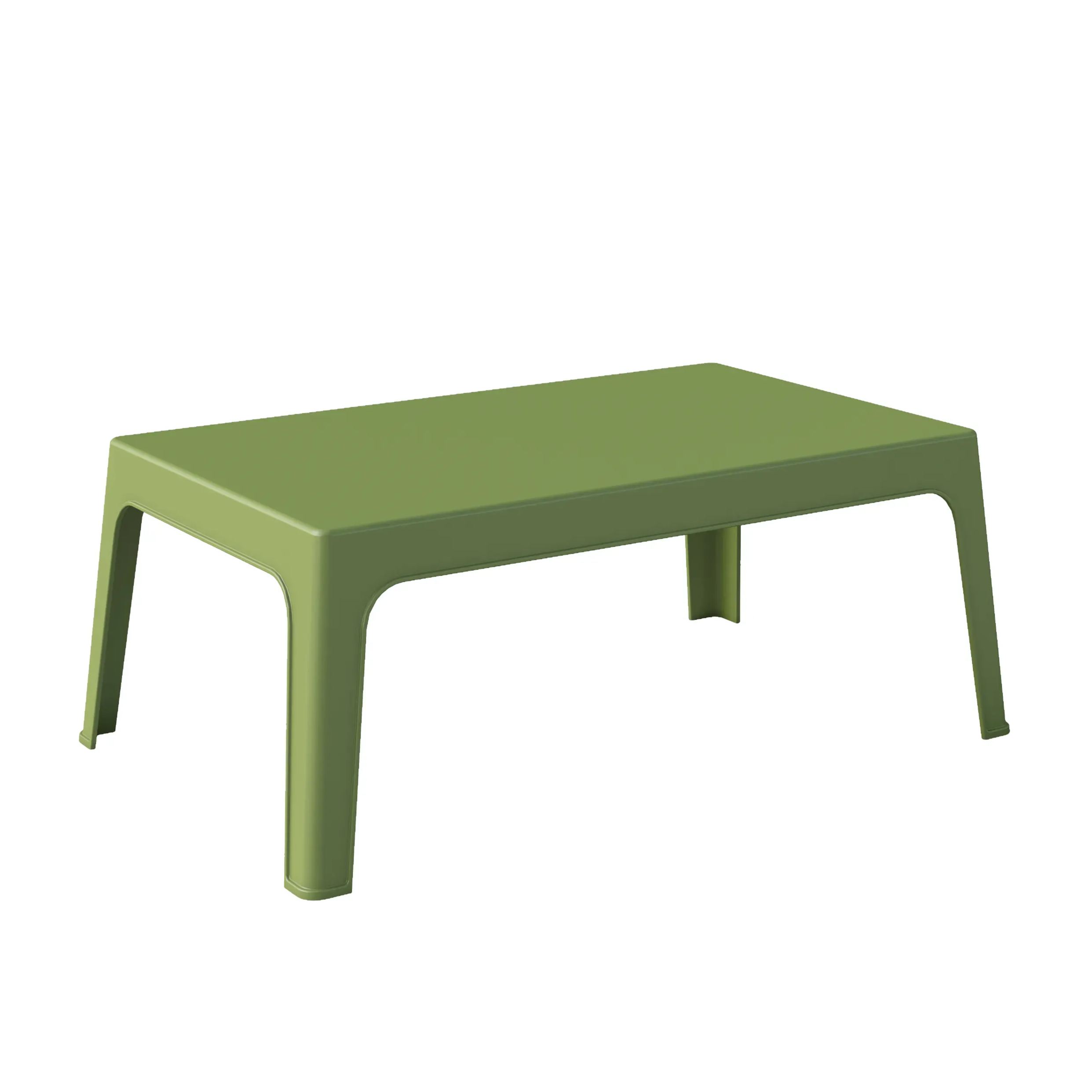 Olive Green Plastic Coffee Table