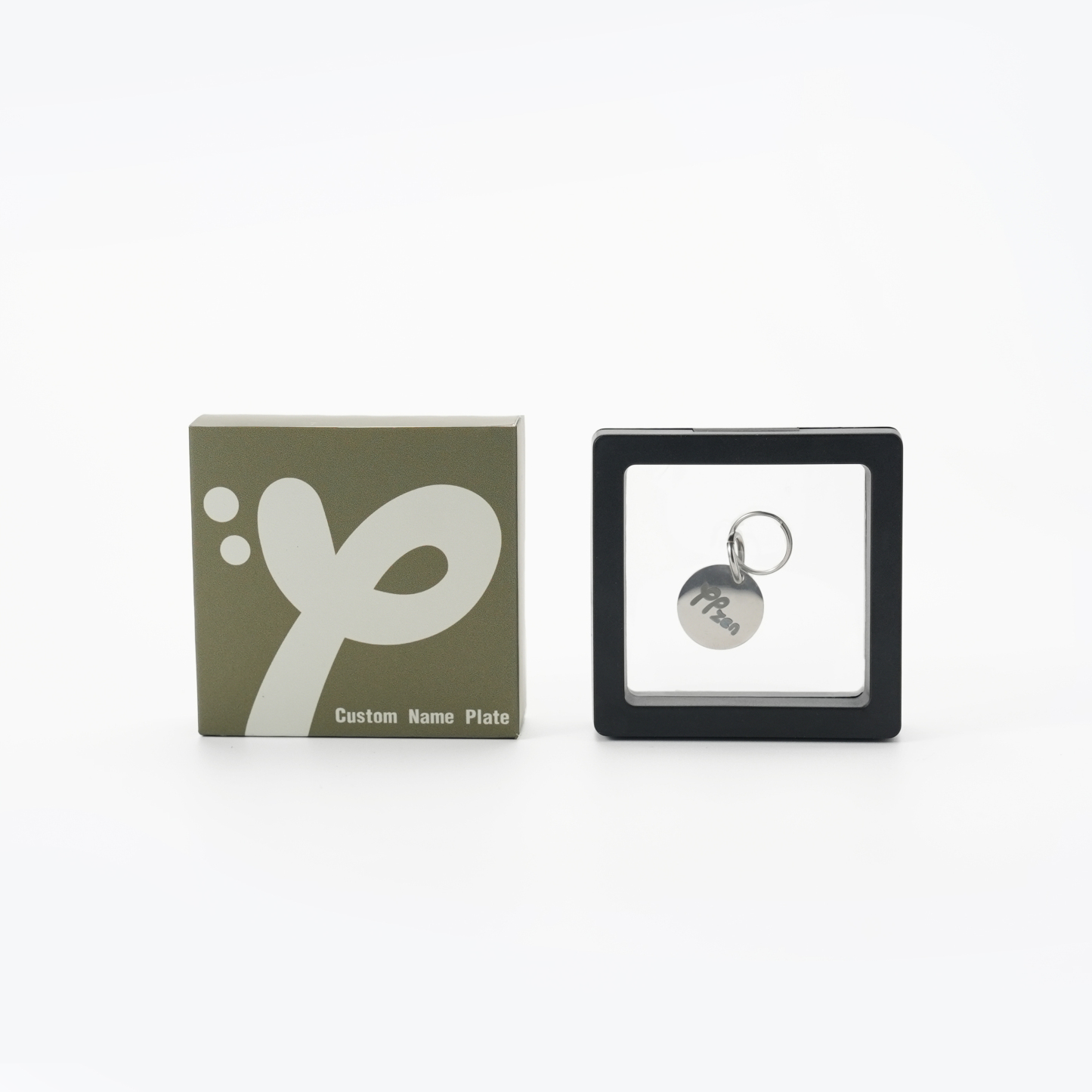 Custom Dog Name Plate Titanium Steel-PPZEN