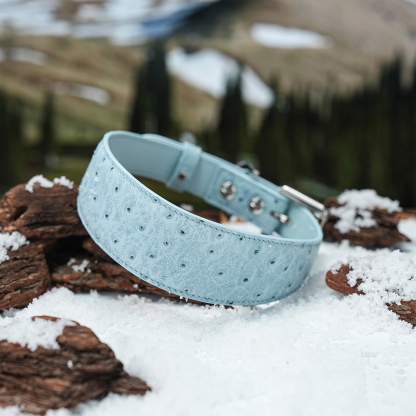 Lake under Himalaya Dog Collar Sheepskin-PPZEN