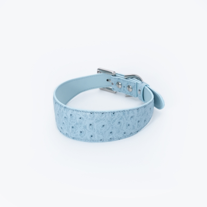 Lake under Himalaya Dog Collar Sheepskin-PPZEN