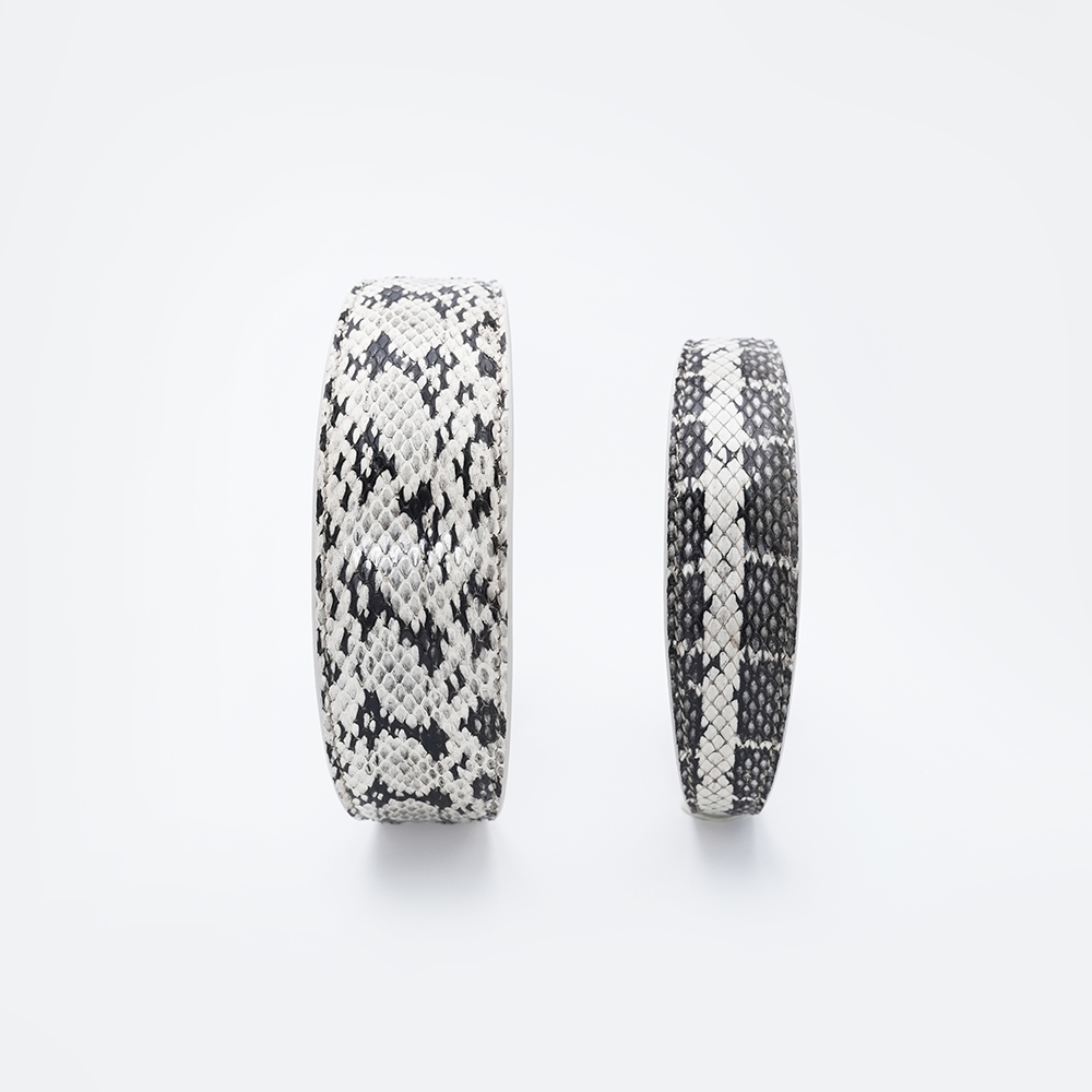 Lake under Himalaya Dog Collar SnakeLeather-PPZEN