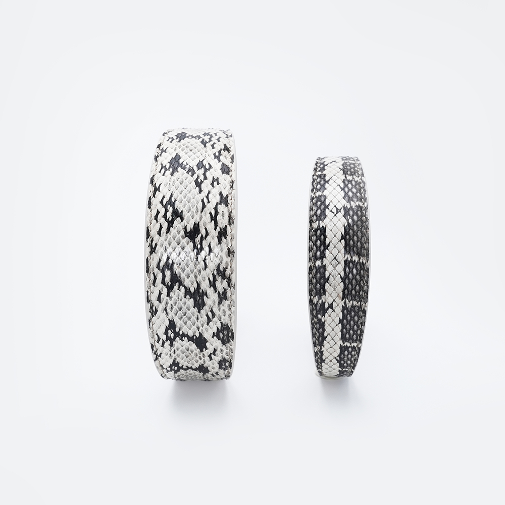 Lake under Himalaya Dog Collar SnakeLeather-PPZEN