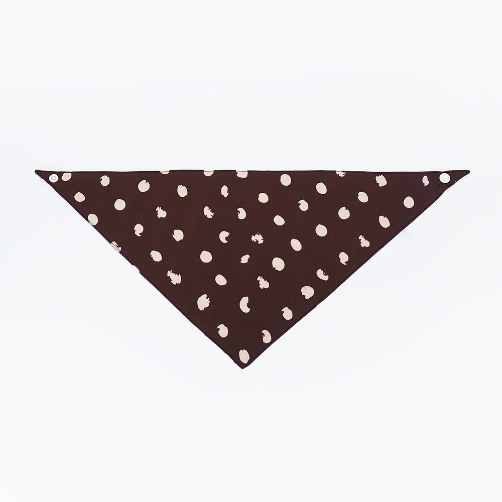 Dog Scarves Brown-PPZEN
